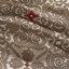 Ensemble d'édredon en jacquard avec coussins décoratifs 7 pièces Cal King