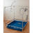 36 W 48 H Semi-Frameless Rectangle Reversible Shower Enclosure