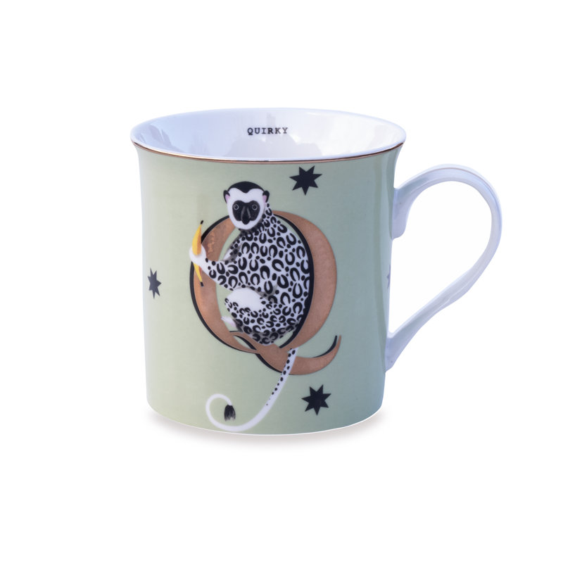Yvonne Ellen - Gold Edition Alphabet Mug "Q"