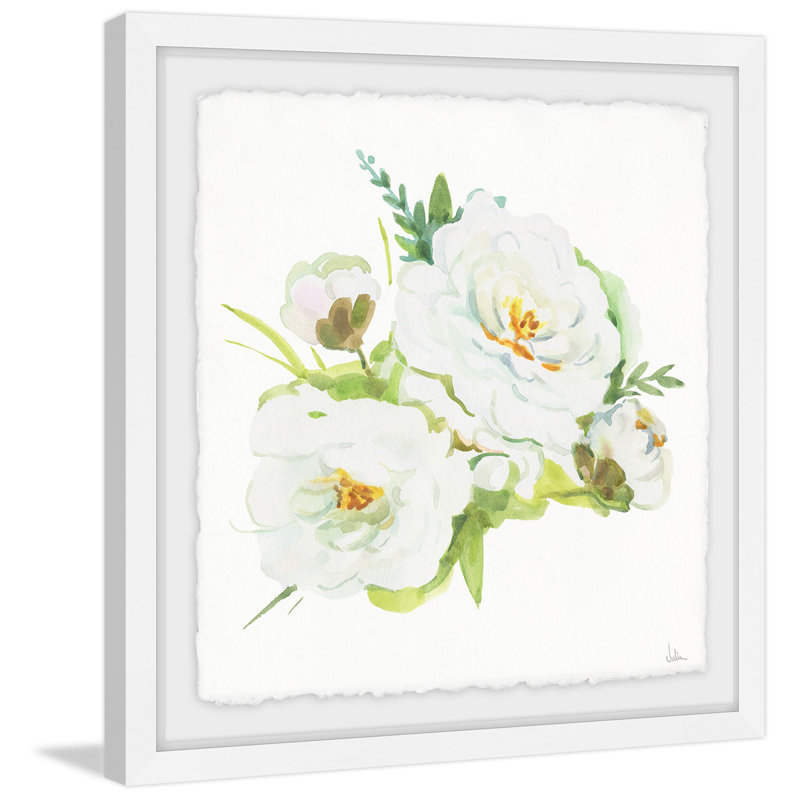 «White Innocence» par Julia Posokhova - impression encadrée, H 12 po x l 12 po x P 1,5 po