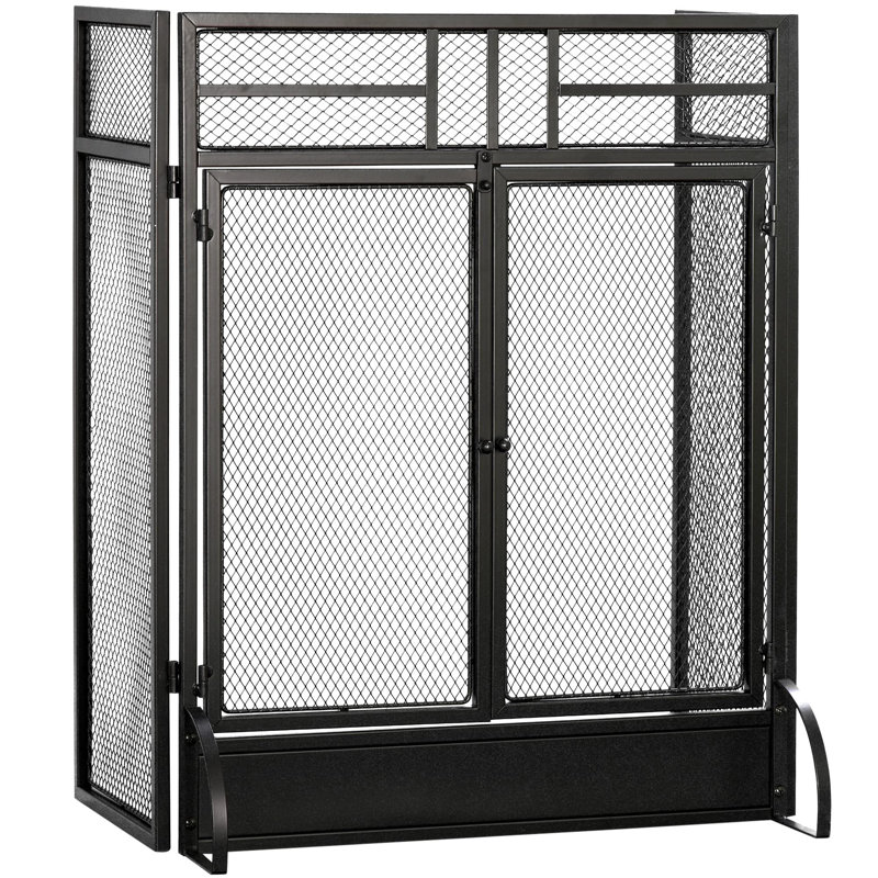 Rozzelle Metal Fireplace Screen