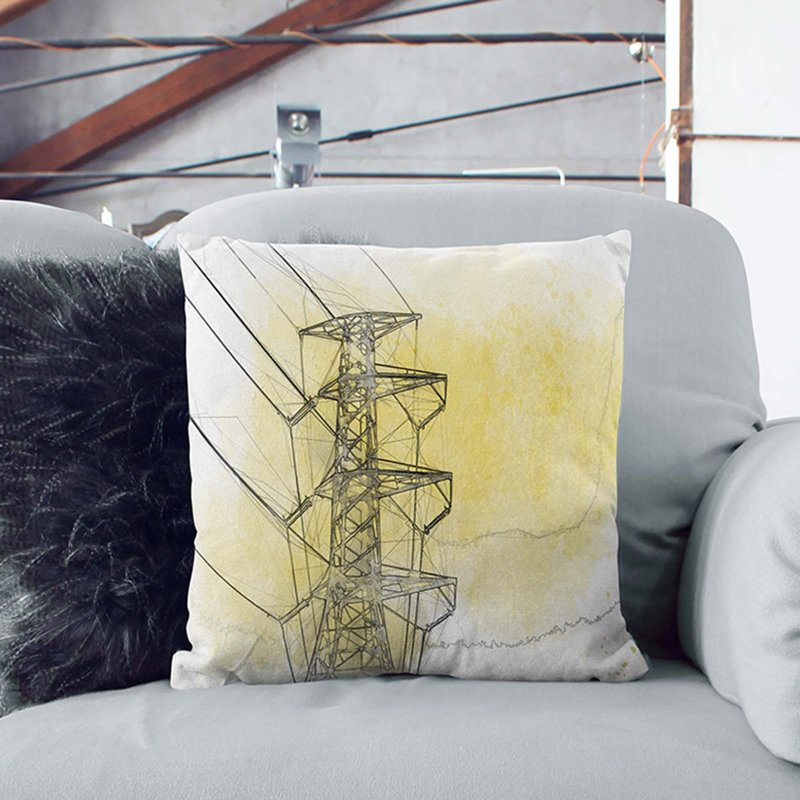 Square Cushion, 55cm H x 55cm W x 20cm D