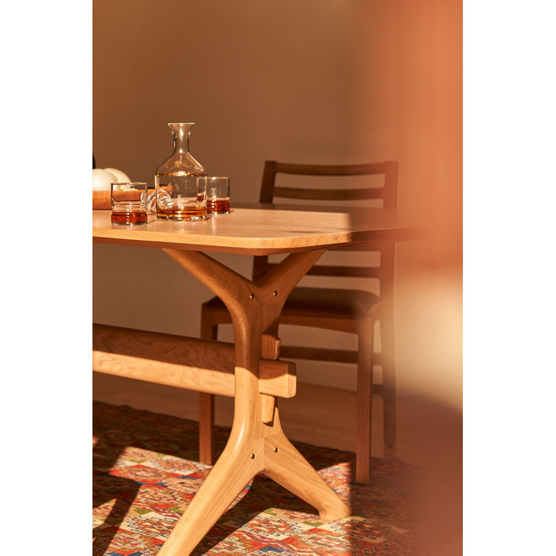 Osage 90" Dining Table, White Oak