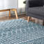 Tapis bleu clair à poils longs Missouri-467080275