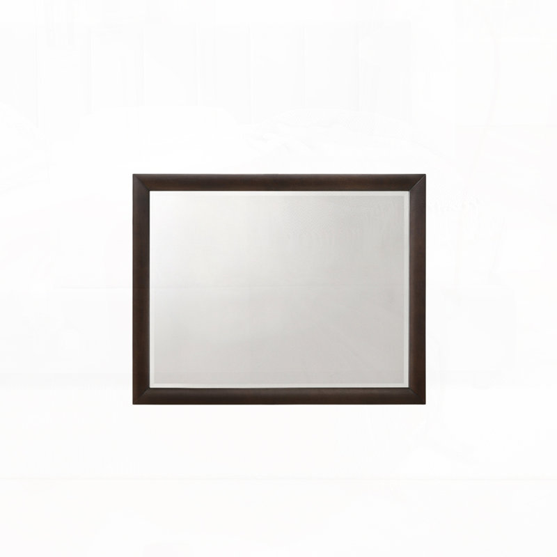 Mirror, Burgundy, 36" x 47"