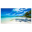 «Tropical Beach with Palm Shadows» de Mattos - reproduction de photo-2014784662-2014784361