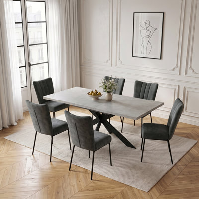 6 -Person Extendable Dining Set