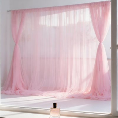 9.8ft Length Wedding Arch Draping Fabric – 4PCS 59" Wide Sheer Curtain Panel for Ceremony Backdrop, Birthday Party, Bridal Shower, & Table Runner – Lightweight Polyester Drapes for Home Decor