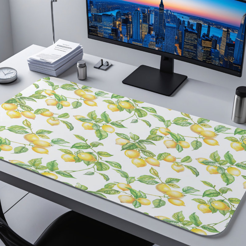 Polyester Desk Pad, 14.4x12.1
