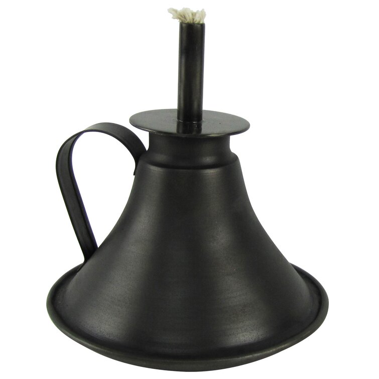 Oil Lamp - Pewter Mini - 6.5