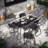 Oakden 56cm Rectangular Adjustable Folding Table with 4 Chairs