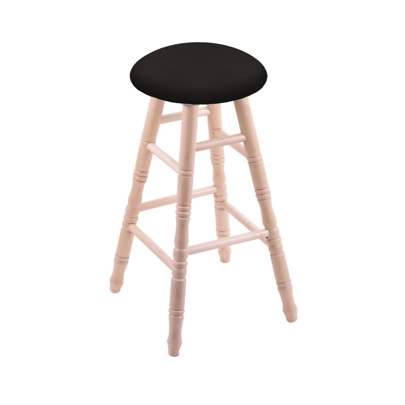 Tabouret de bar 36 po pivotante upholsetered, Chêne Naturel, Galop espresso, Très grand (siège d'une hauteur de 36 po)