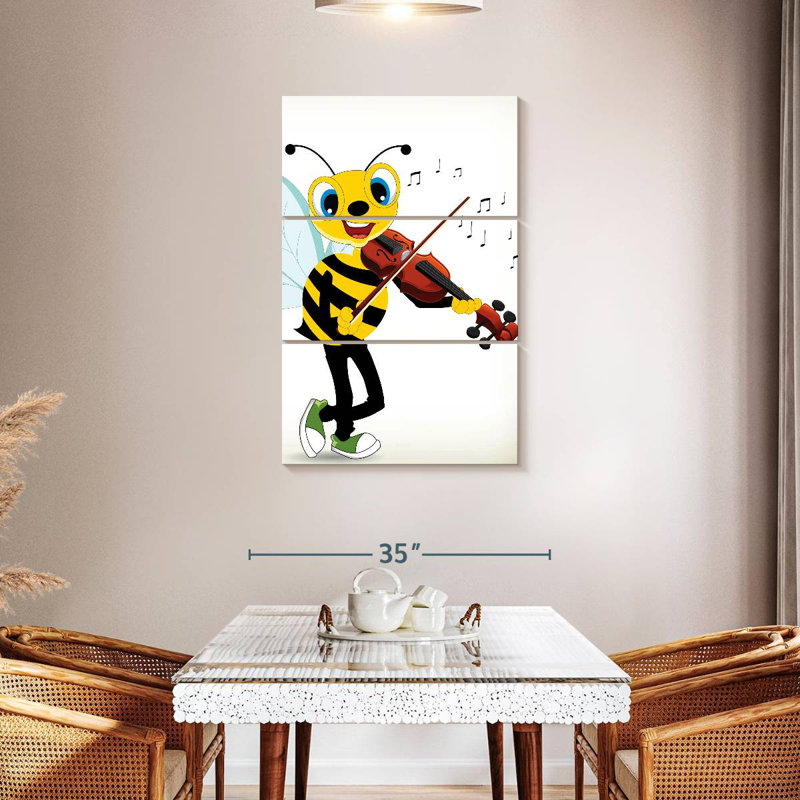 Ashelle Bee Playing Violin, 45" H x 28" W