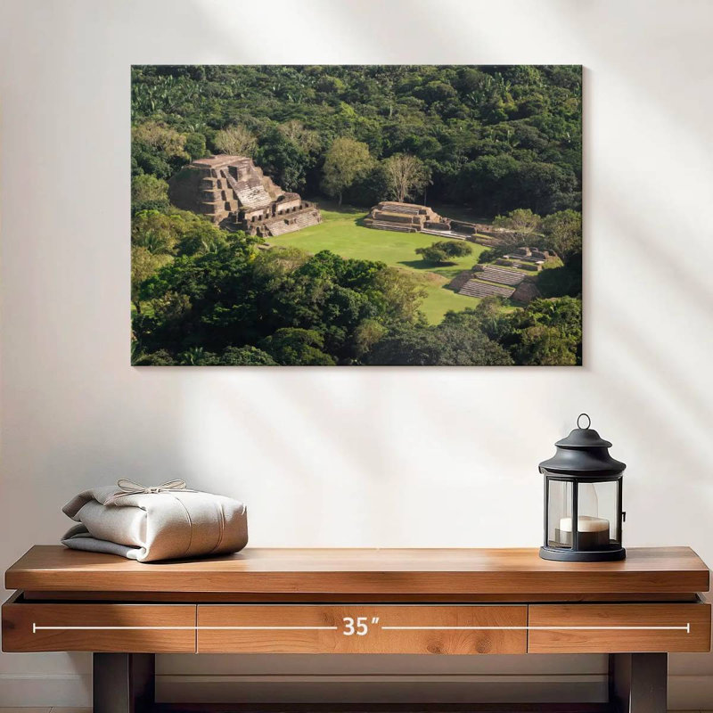 Rorry Altun Ha Ruins, 16" H x 24" W