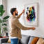 Chromatic Bear Modern - Wrapped Canvas-1318787155-1318787156