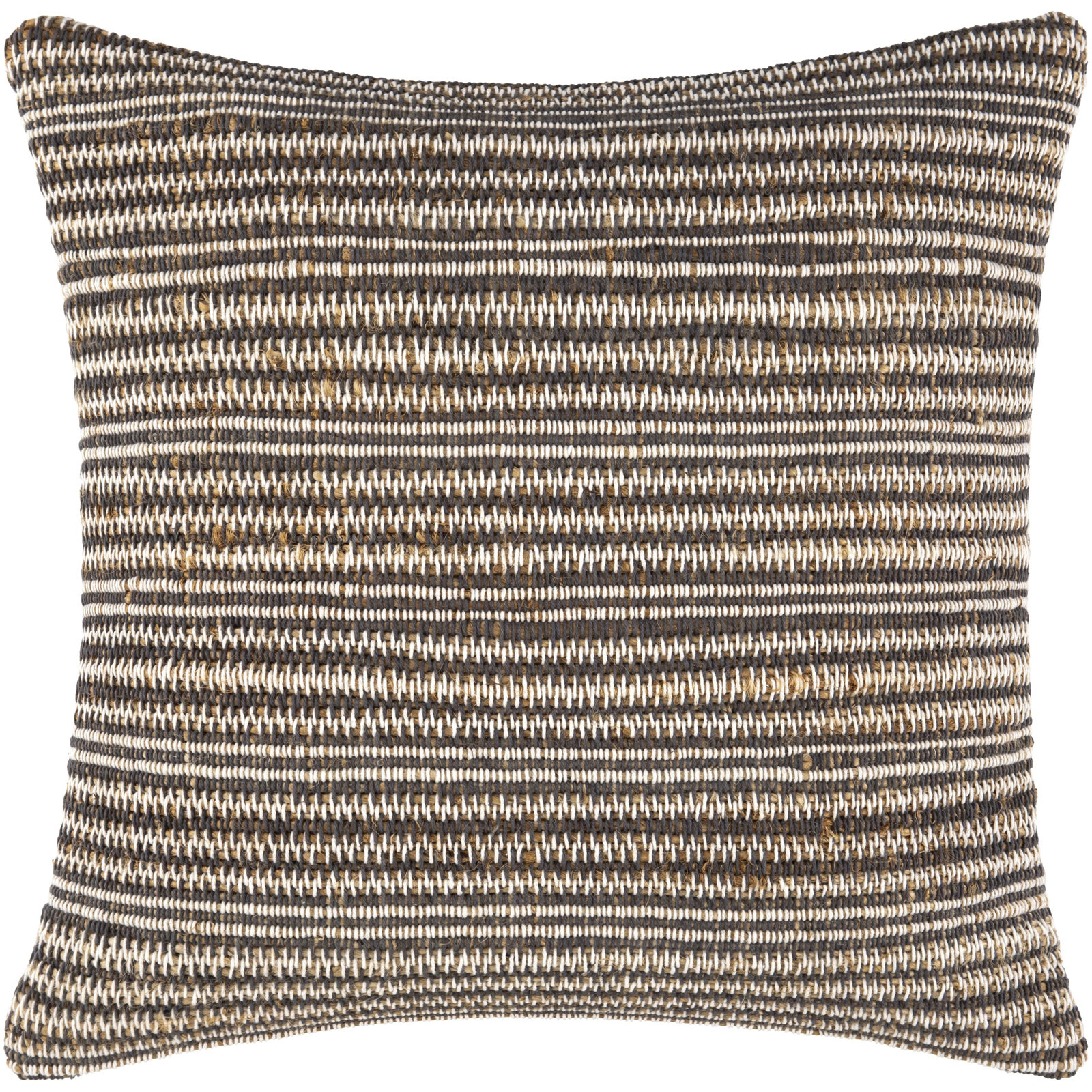 Livabliss Dumas 22" x 22" Cotton Pillow Cover, Square 18", Down Blend