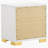 White 2-Drawer Nightstand