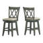 Tabouret de bar et de comptoir pivotant Fortville-1816765224-1870162358
