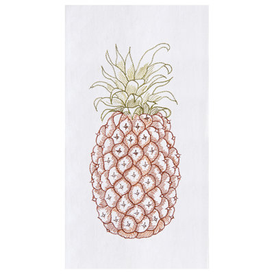 Torchon d'ananas en coton