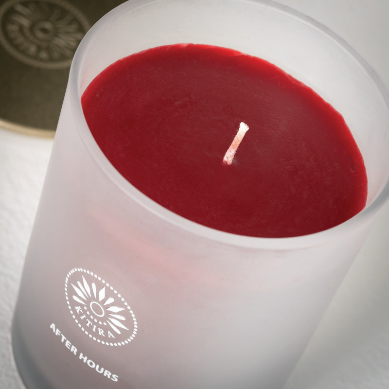 Bougie à bougie rouge Vance Kitira, 14 oz
