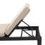 FAUTEUIL PUERTA KD CHAISE, CADRE BRUN FONCÉ AVEC COUSSIN BEIGE-2118444199