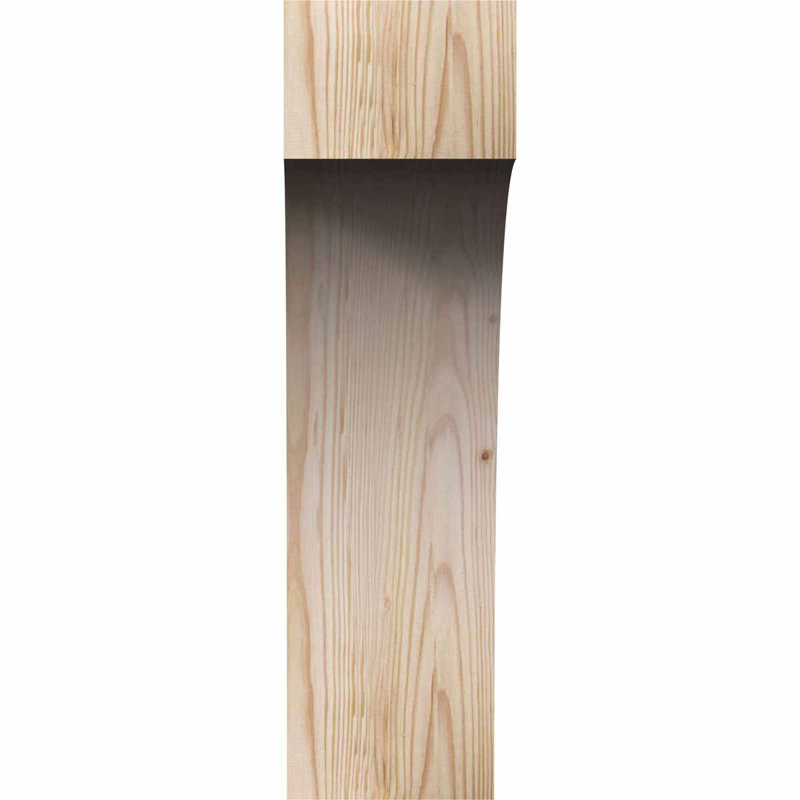8" x 8" Natural Douglas Fir Rough Sawn Corbel