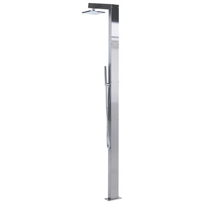 APOERA 211 cm H Stainless Steel and Brass Free Standing and Footwash Spout