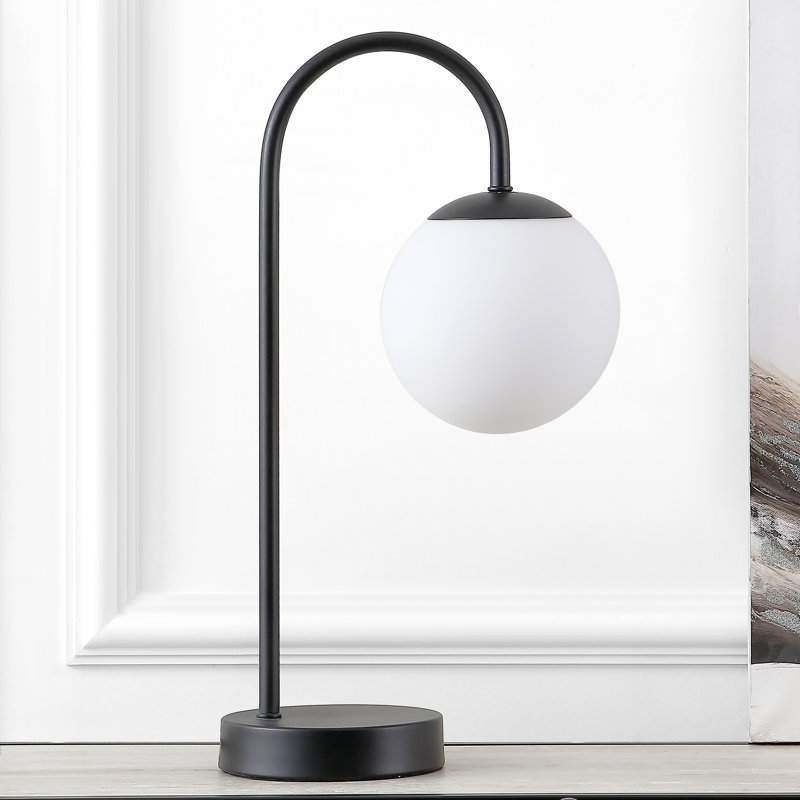 Lampe de table noire 18,25 po Halona, Noir