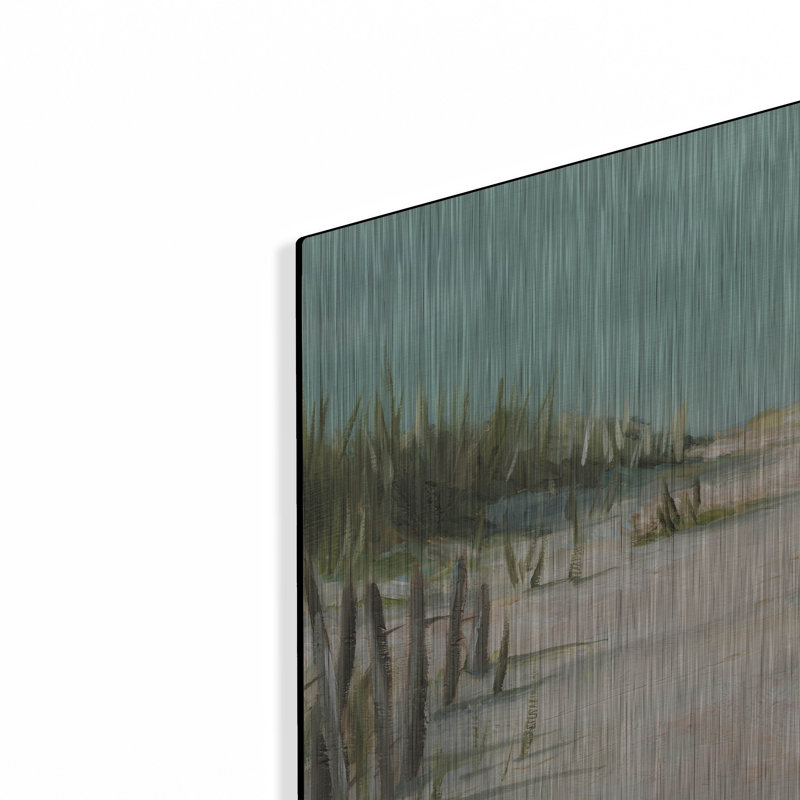 «Warm Dunes 2» par Ethan Harper, art mural en métal, 24 po x 16 po, H 12 po x l 16 po
