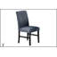 Ensemble de salle à manger moderne et élégant 5 pièces avec chaises en velours côtelé gris foncé et table blanche avec tablette inférieure-388951305