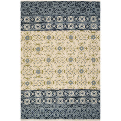 Pooler Hand Tufted Wool Geometric Rug