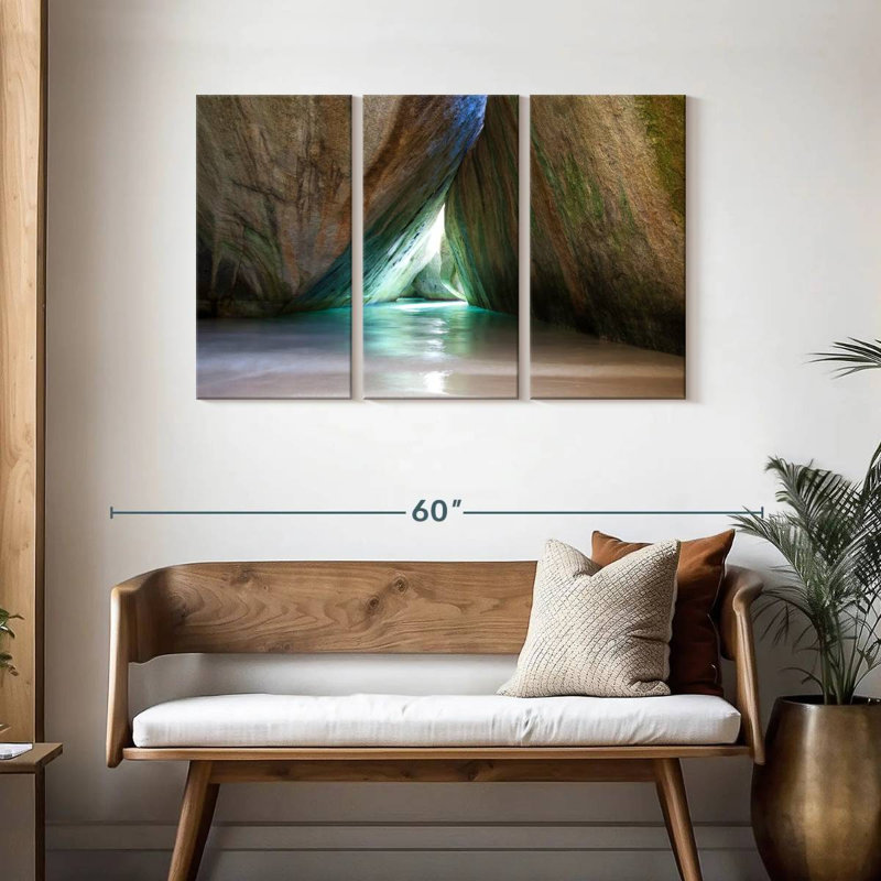 Gillard Baths Boulder Passage, 28" H x 45" W