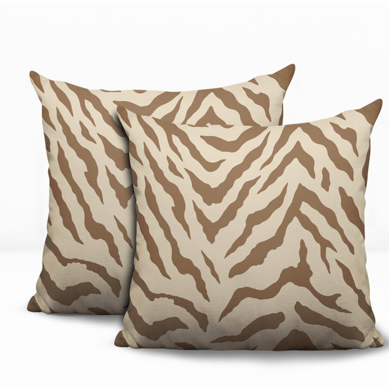 Coussin intérieur / extérieur Billi, 16x16, Beige