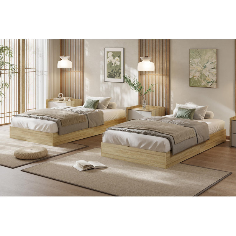 Ebern Designs Wood Platform Bed Frame - No Headboard