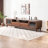 Retro simple solid wood TV cabinet