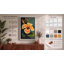 Golden Hibiscus Botanical - Wrapped Canvas-387546905-387546906