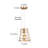 Pepperdine 1 - Light Rose Gold Pendant