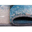 Tapis gris / turquoise à motif abstrait Jibley-2092043018