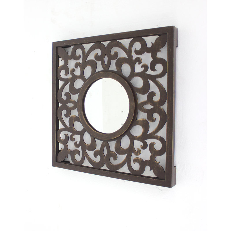 Holm Wood Wall Mirror