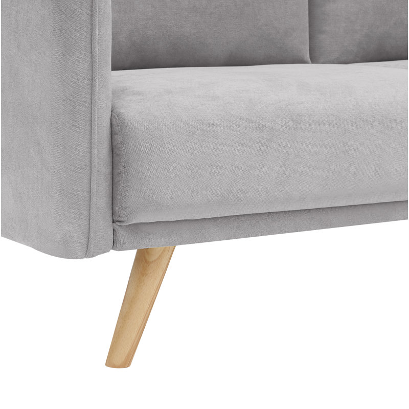 Causeuse Islandais Fresh Tone, 100% polyester gris