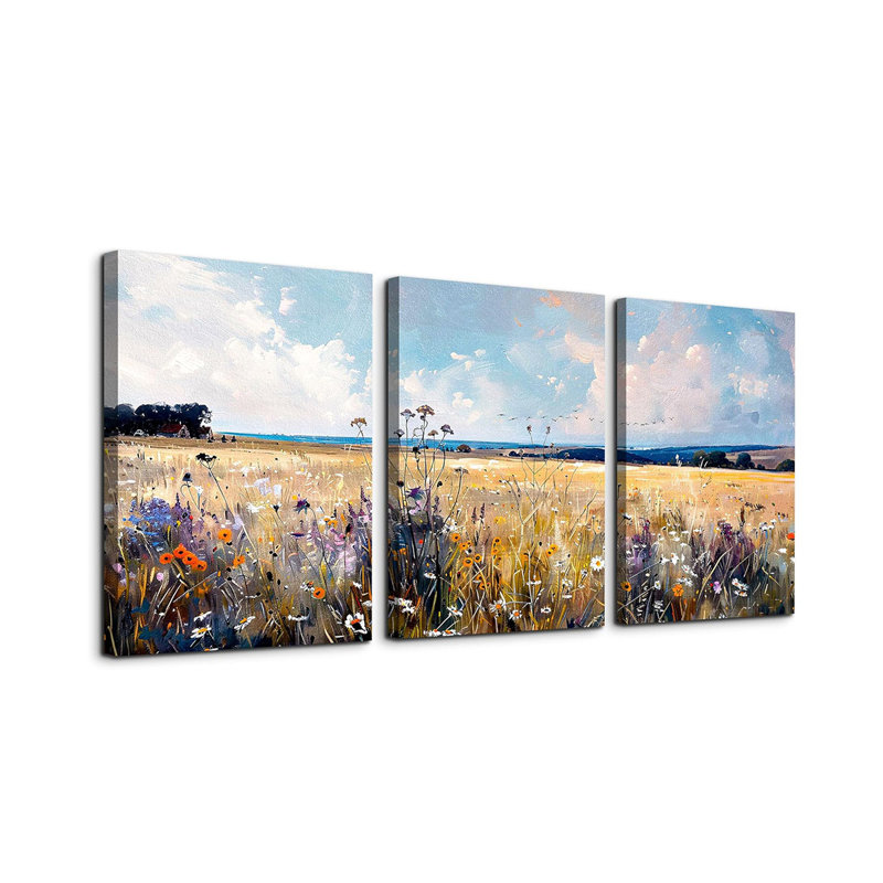 3 Piece Wrapped Canvas Print