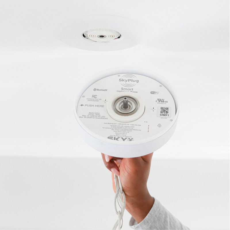 SkyPlug Smart Kit - Installation d'éclairage facile - Carina, Blanc mat