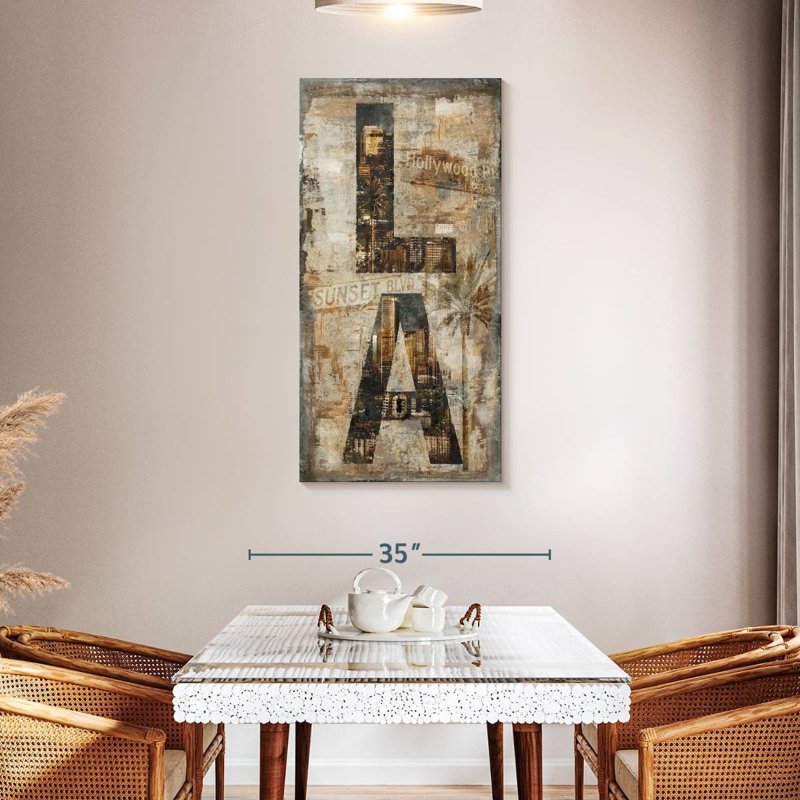 LA Vertical, 48" H x 24" W