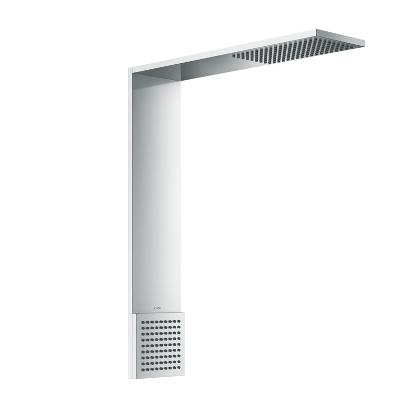 AXOR Showercomposition 1-Jet Showerhead 110/220 And Shoulder Shower, 2.5 GPM, 2.5 GPM, Chrome