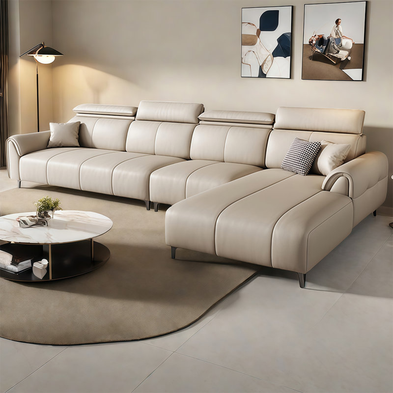 Canapé de luxe American Modern, H 38,58 po x l 141,73 po x P 70,86 po