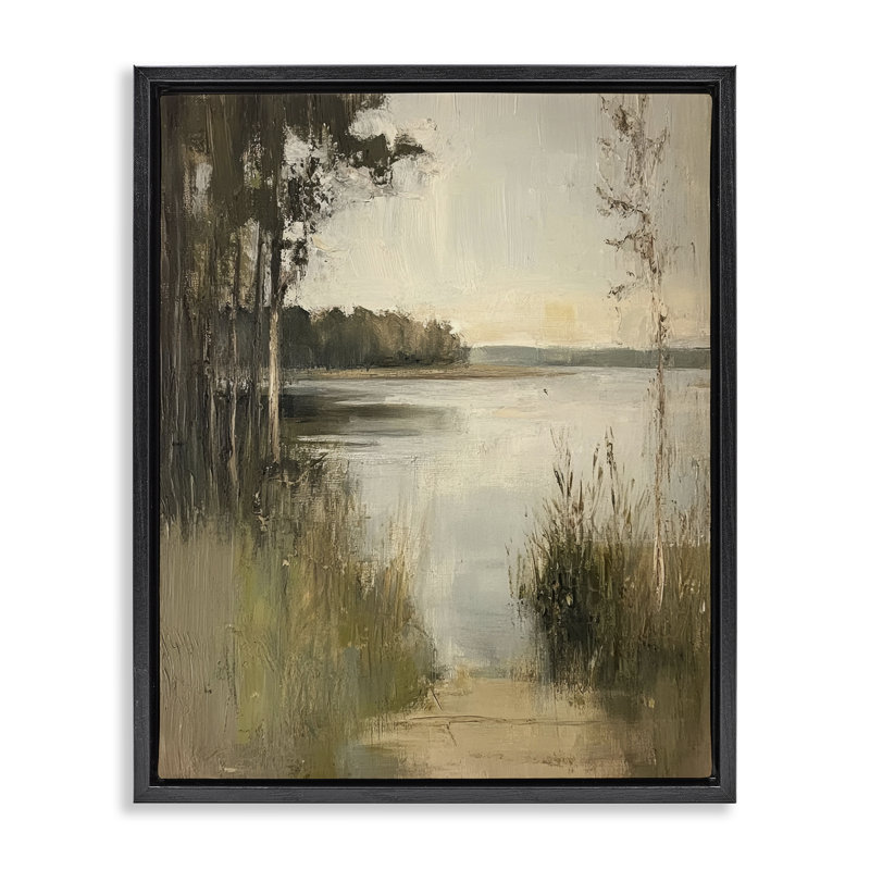 Fleurs sauvages par Lakeside Floating Frame, conception par Petal Prints Design, H 31 po x l 25 po