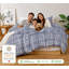 Microfibre Geometric Shapes Duvet Cover-133026743