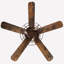 Barnett Ceiling Fan with Light Kit