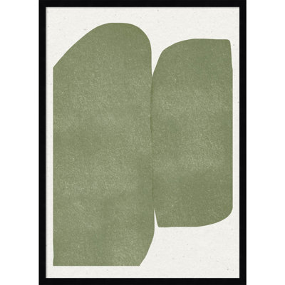 Rooney "Green Paper Cut Modern" Print