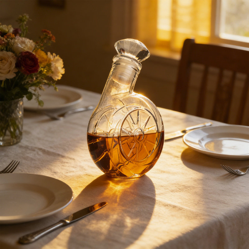 Bouteilles d'eau en verre Bouteilles de whisky portatives